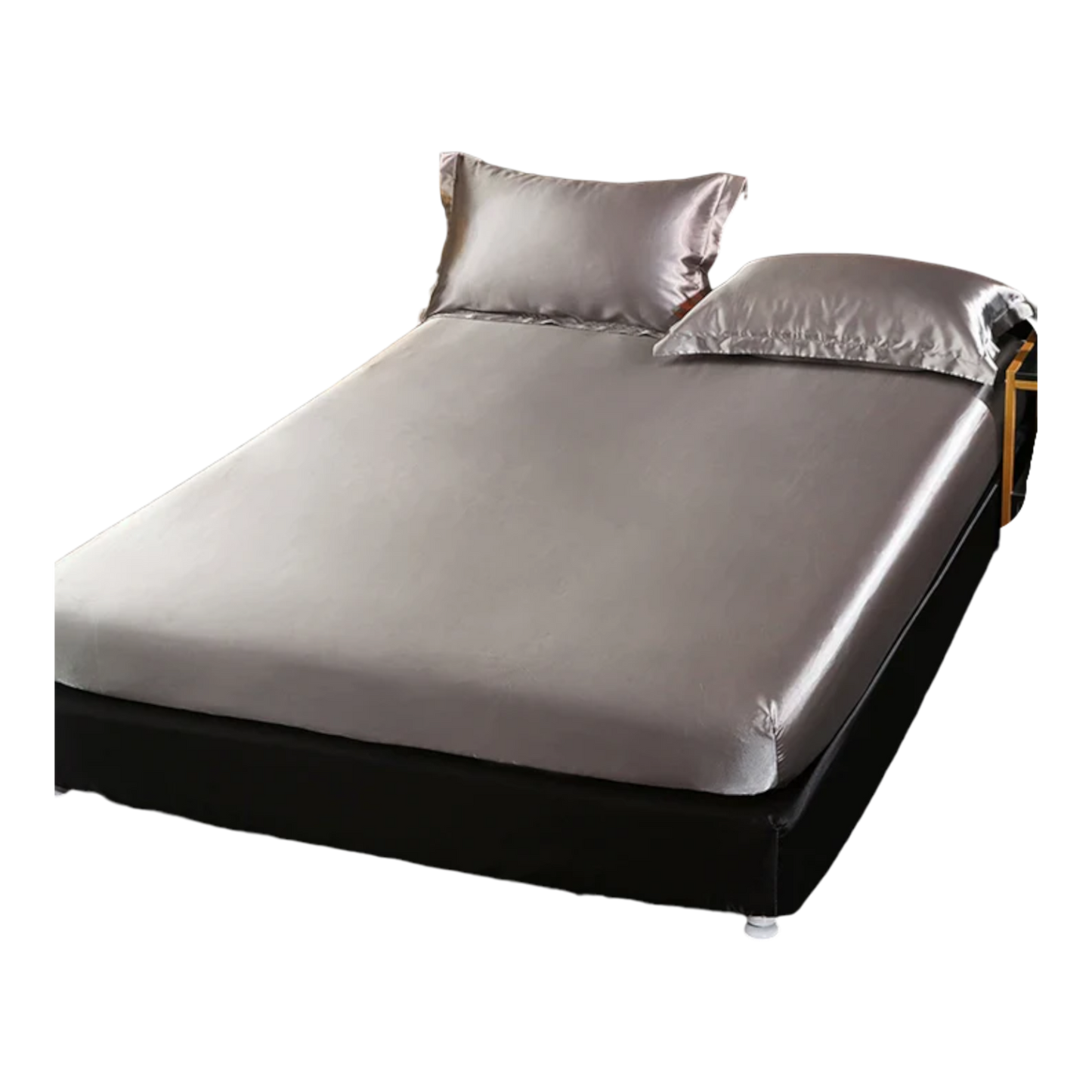 Silk sheets and pillowcase Silver VibeSpace