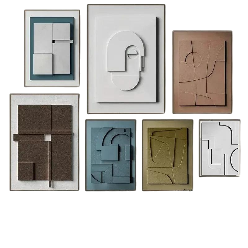 Abstract art frames VibeSpace