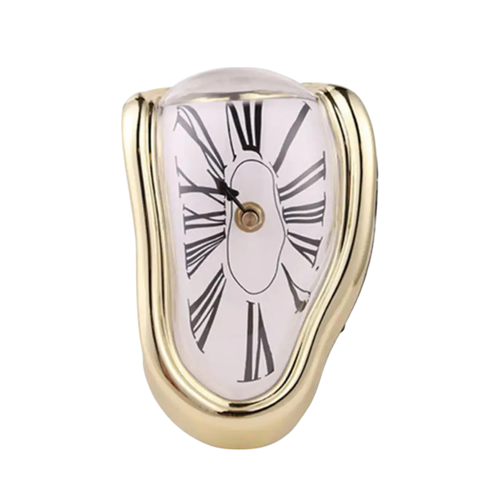 Melted Clock Golden VibeSpace