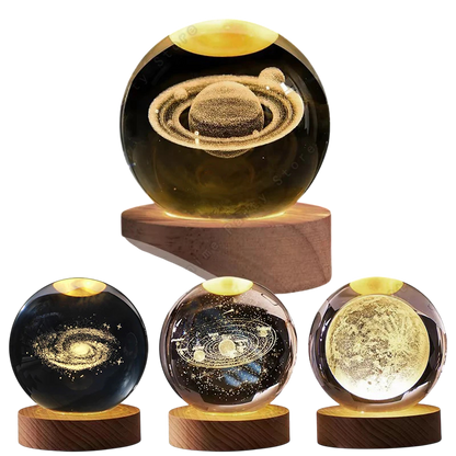 3D Crystal Sphere Lamp