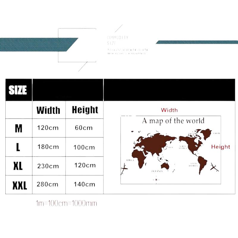 Modern world map VibeSpace