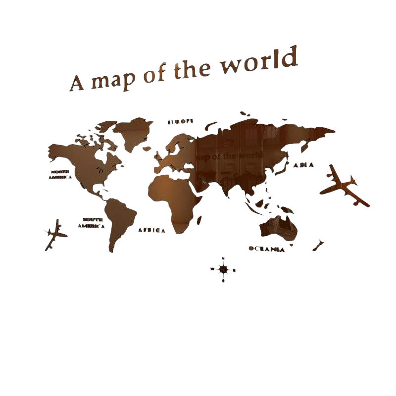 Modern world map Coffee VibeSpace
