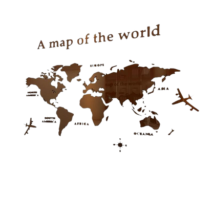 Modern world map Coffee VibeSpace