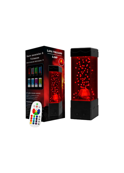 LED Volcano Lava Lamp