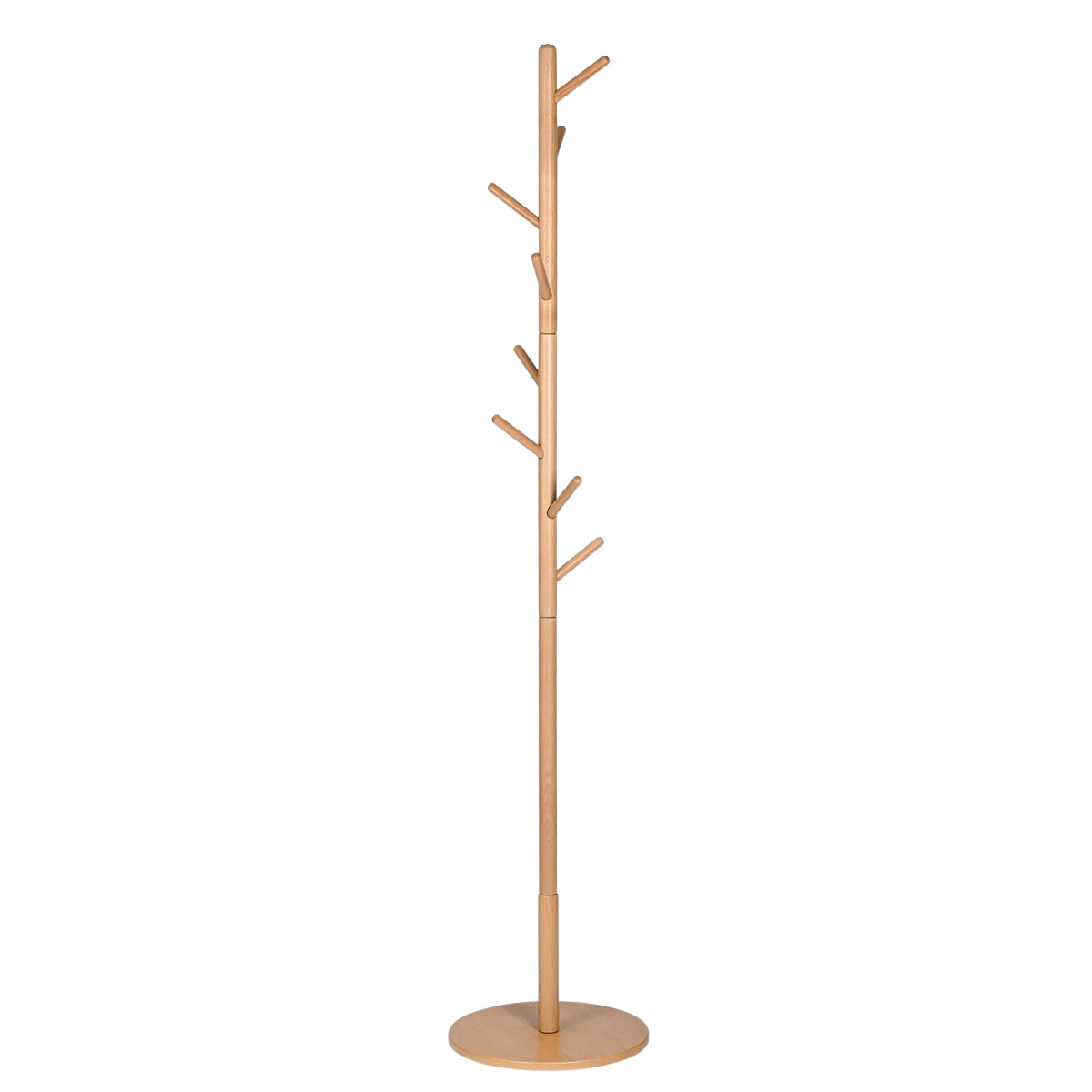 Vertical Coat Rack Light brown VibeSpace