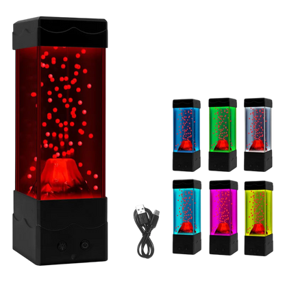 LED Volcano Lava Lamp