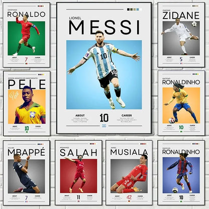 Football Posters –  Iconic Players