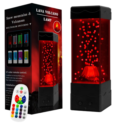LED Volcano Lava Lamp