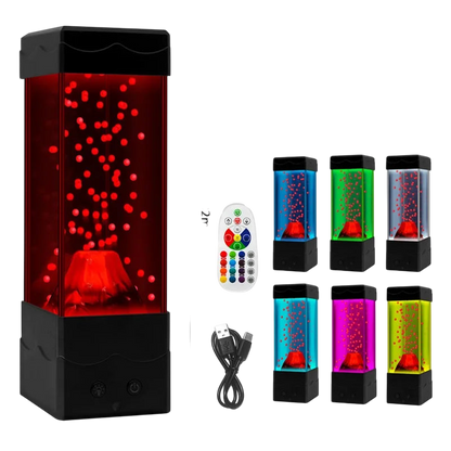 LED Volcano Lava Lamp
