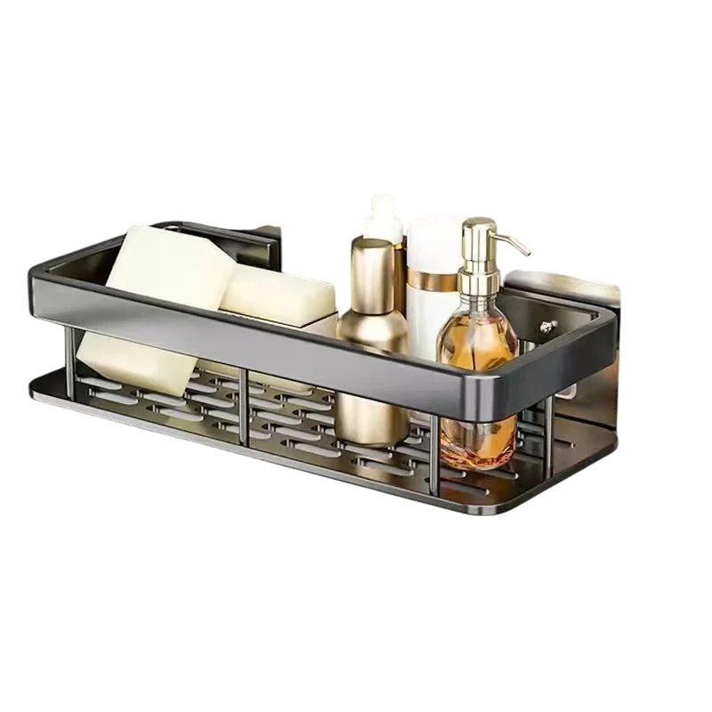 Bathroom Shelf Black VibeSpace