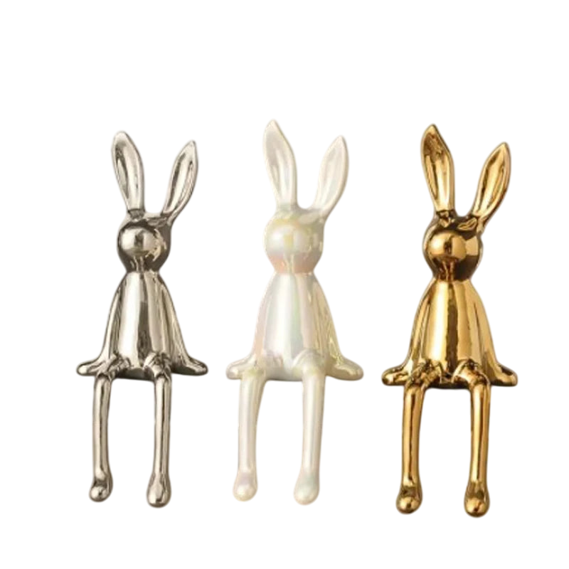 Ceramic Bunny Figurine