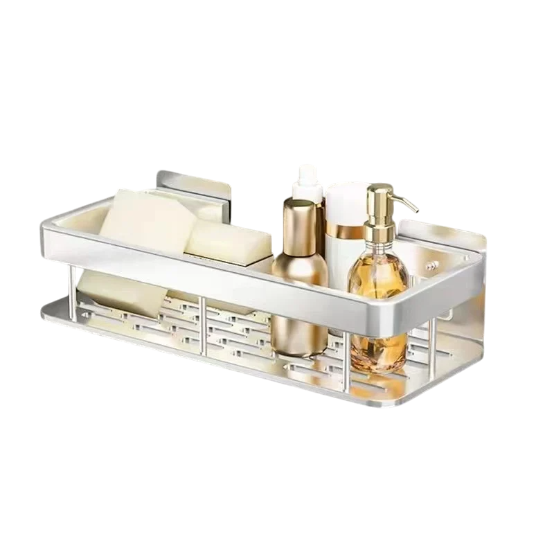 Bathroom Shelf Silver VibeSpace