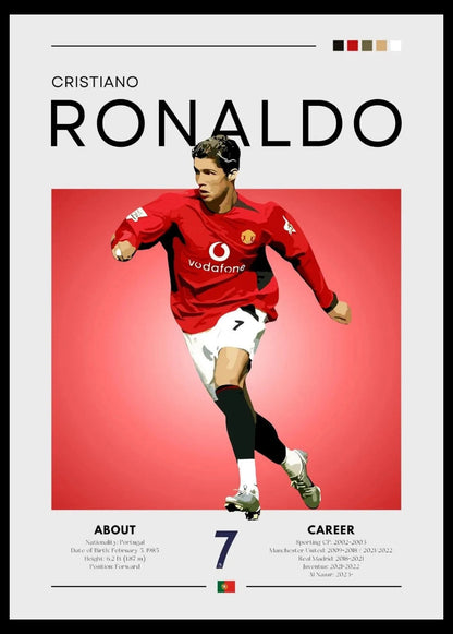 Football Posters –  Iconic Players