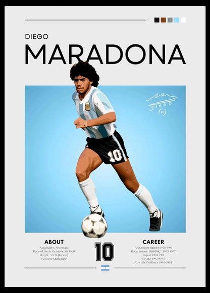 Football Posters –  Iconic Players