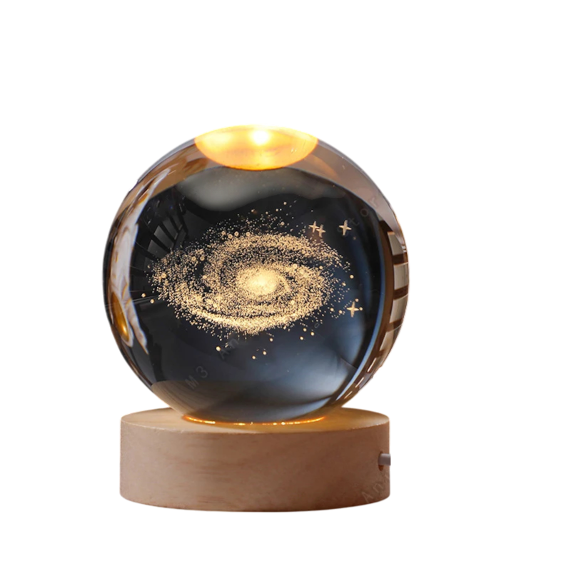 3D Crystal Sphere Lamp