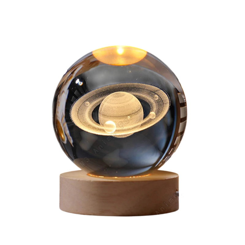 3D Crystal Sphere Lamp