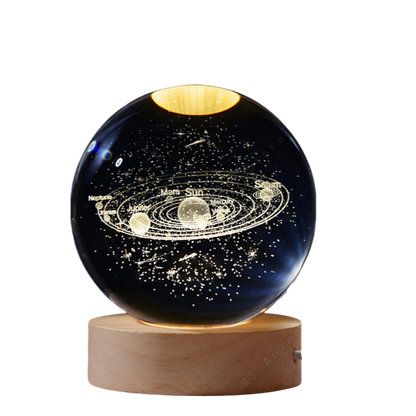 3D Crystal Sphere Lamp